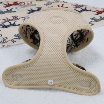 Arnés ajustable para perros Leopard Tan