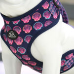 Harnais réglable pour chien avec coquillages