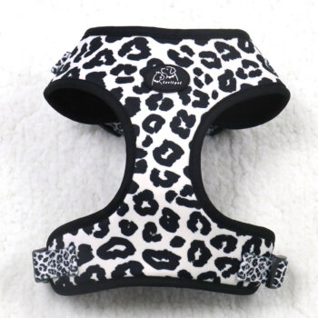 Black Leopard Adjustable Dog Harness