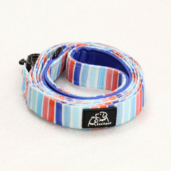 Watercolor Stripes Dog leash