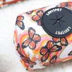 Orange Butterfly Dog Poop Bag