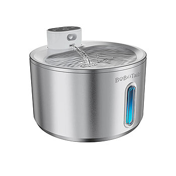 fontaine à eau pour animaux de compagnie en acier inoxydable