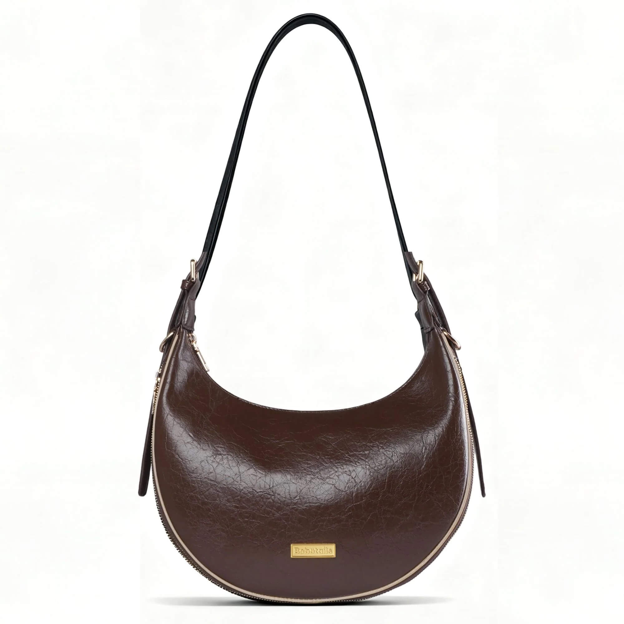 chocolate brown dog walking bag