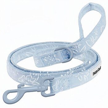 morning glory blue dog leash