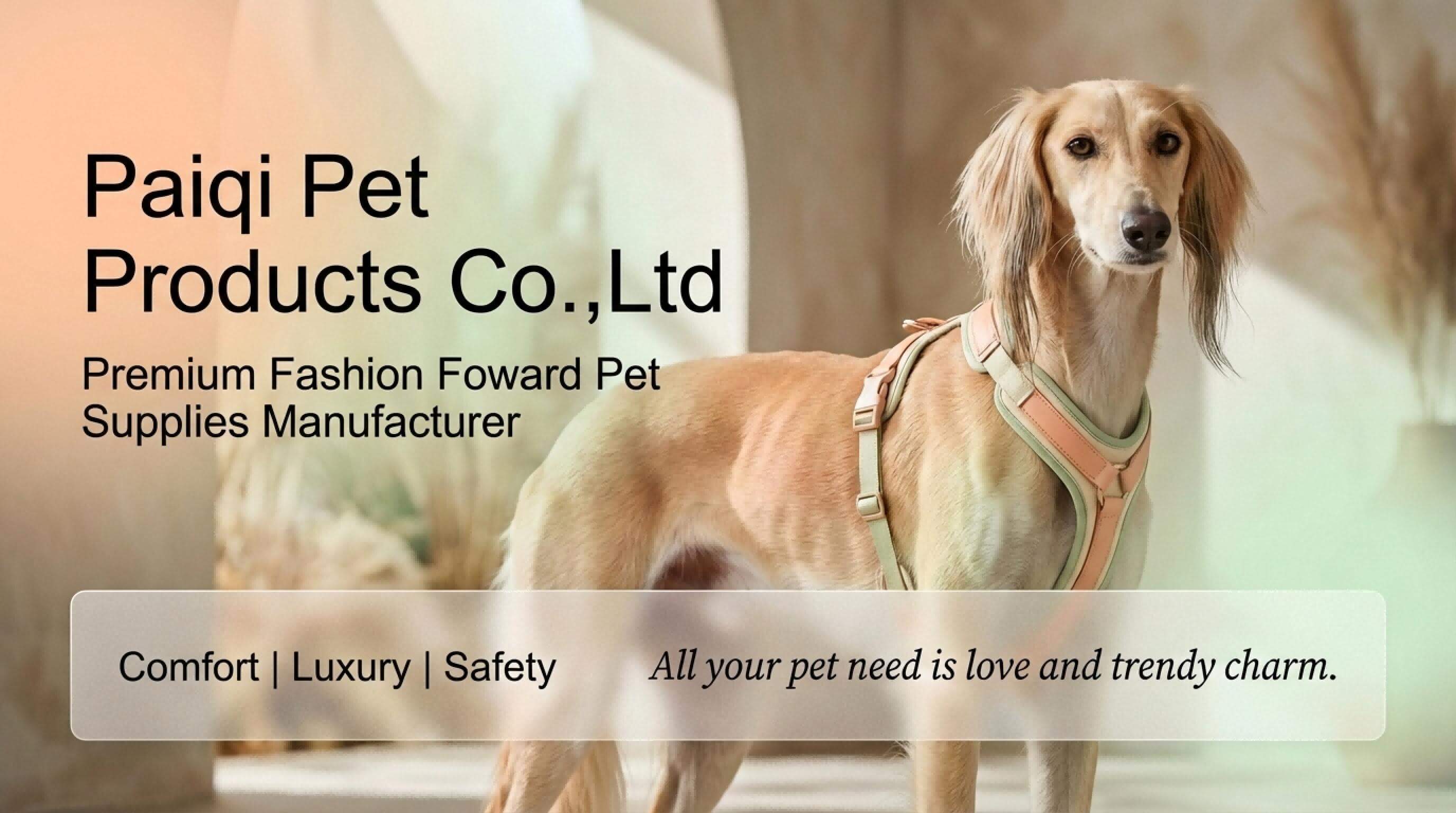 paiqipet premium dog harness manufacturer